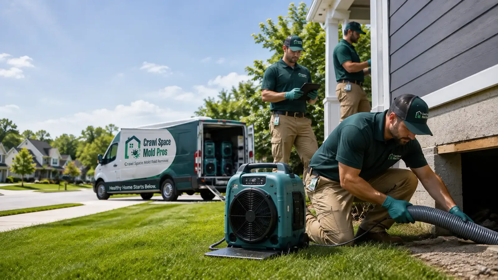 Crawl Space Mold Removal in Douglas, AK